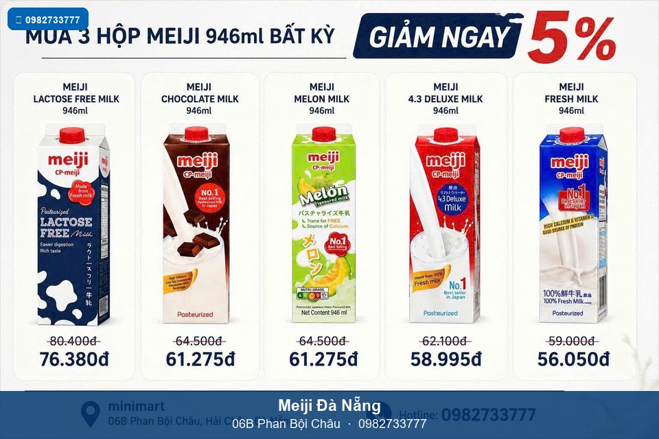 Cửa hàng Sữa Meiji Đà Nẵng — 06B Phan Bội Châu