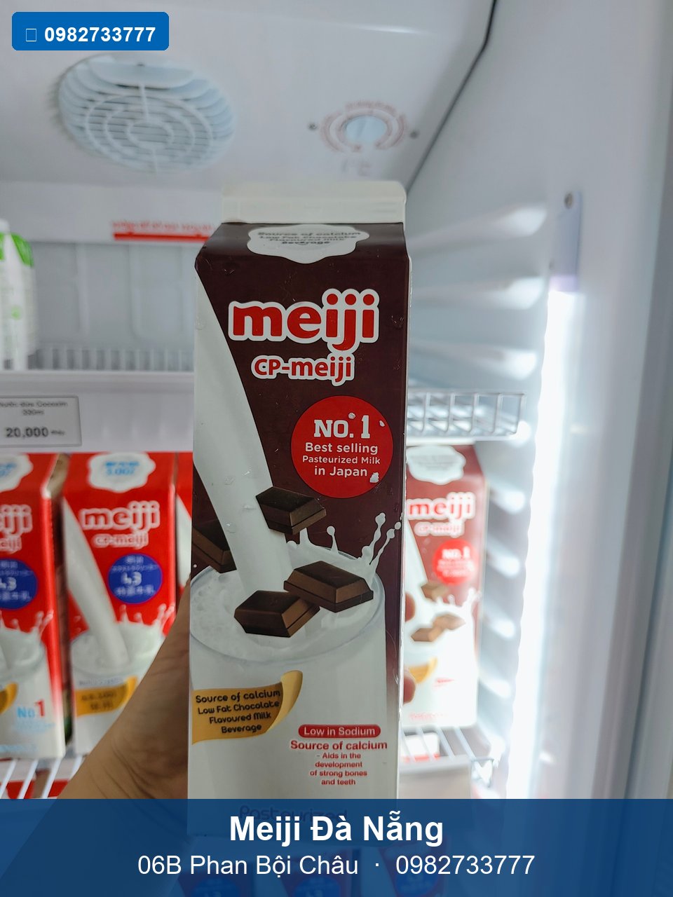 Meiji Chocolate 946ml trong tủ lạnh Đà Nẵng