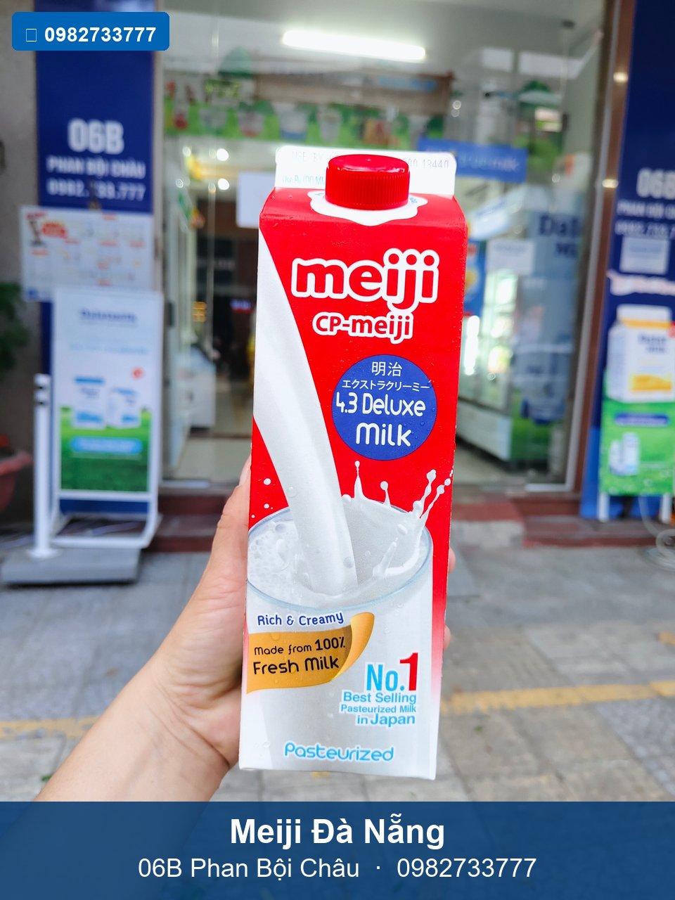 Biển hiệu 06B Phan Bội Châu — Meiji Đà Nẵng