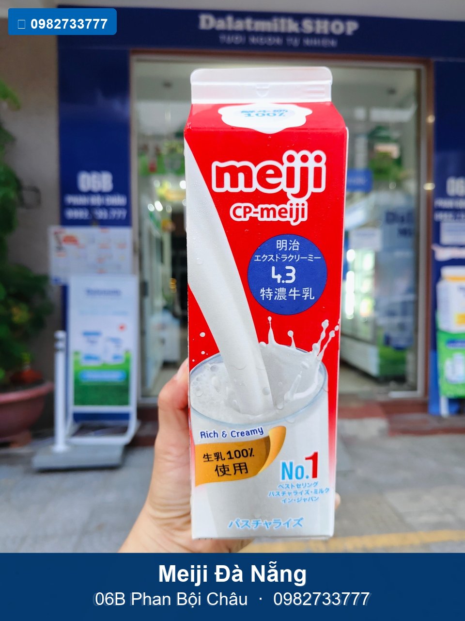 Cửa hàng Meiji Đà Nẵng — Dalatmilk SHOP 06B Phan Bội Châu