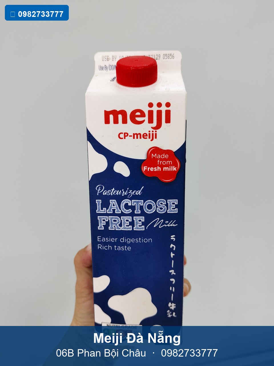Meiji Deluxe 946ml — ngoài đường Đà Nẵng